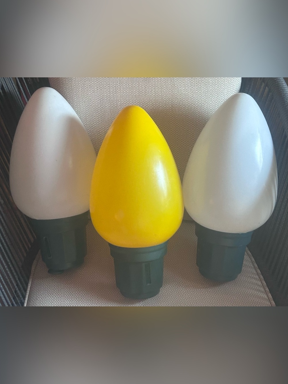 Vintage style jumbo C9 Christmas light bulb blow molds by Pan Asian Creations!